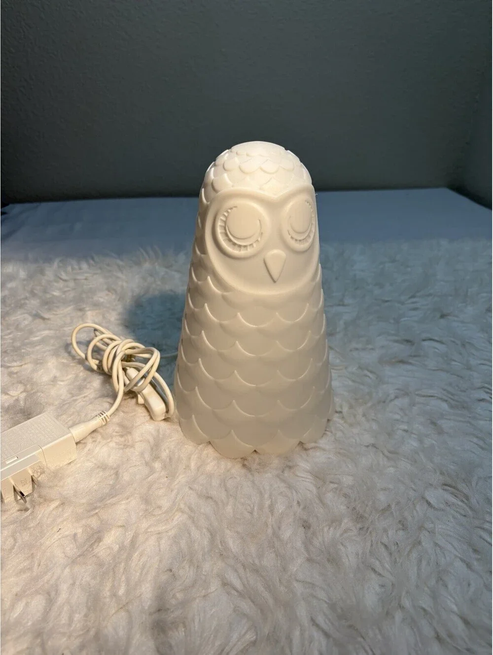 IKEA Solbo Owl Plug-In Night Light Kids White Scandinavian B1609 Lamp Bedroom